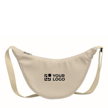 Bolsa bandolera cruzada de RPET con un bolsillo principal