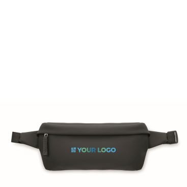 Riñonera de RPET y PU ajustable con un compartimiento general