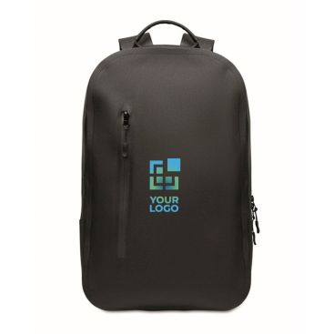 Mochila negra para portátil de RPET resistente al agua 16''