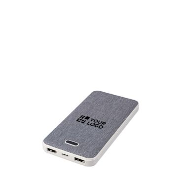 Batería externa rectangular de plástico reciclado y RPET 10.000 mAh