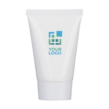 Protector solar SPF30 y aroma a vainilla en tubo blanco