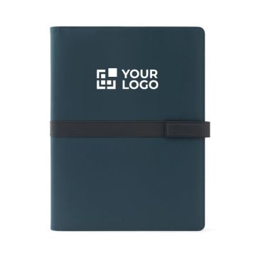 Portafolios con bloc de notas y cierre magnético A4 hojas a rayas