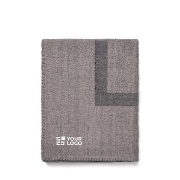 Manta elegante en poliéster reciclado con tacto suave y cálido 260 g/m2