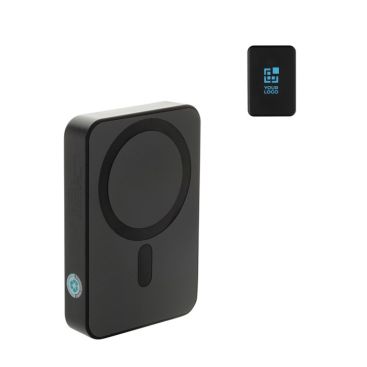 Powerbank de bolsillo ABS reciclado con indicador de carga 10.000 mAh