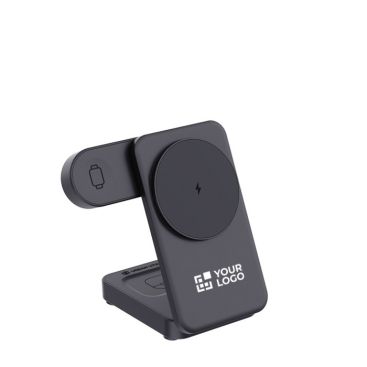 Cargador magnético inalámbrico 3 en 1 en plástico reciclado 15W