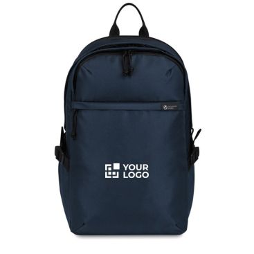 Mochila para portátil RPET con bolsillos y asa acolchada 15''