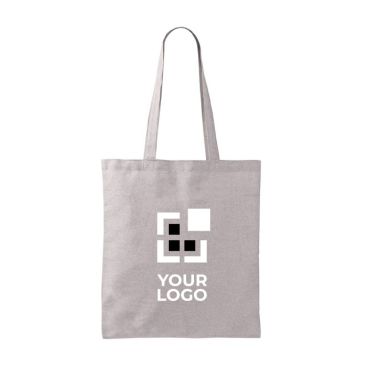 Bolsa tote de algodón y poliéster con asas largas 120 g/m2