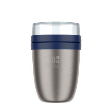 Fiambrera térmica con doble compartimento separado 700ml Mepal Ellipse 2.0