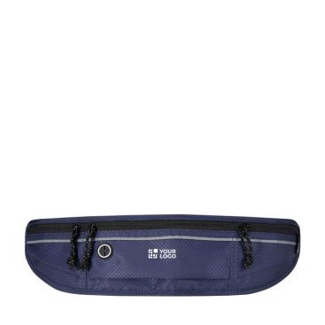 Riñonera para running con varios bolsillos y elementos reflectantes