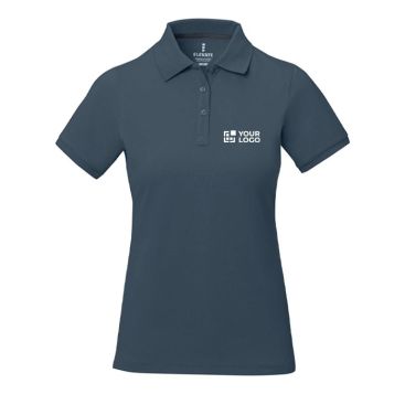 Polo de manga corta para mujer en punto piqué 200 g/m2 Elevate Life 