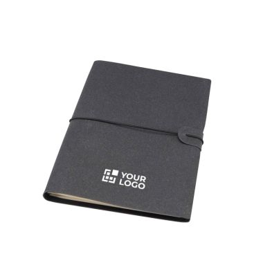 Libreta recargable con tapa de plástico reciclado y dos cuadernos A5