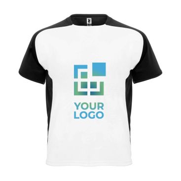 Camiseta sport bicolor para niños manga corta 140 g/m2 Roly Bugatti 