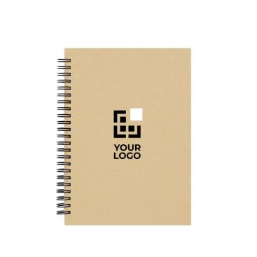 Libreta a rayas con planificador mensual en inglés incluido