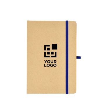 Cuaderno de cartón con detalles en color A5 páginas a rayas