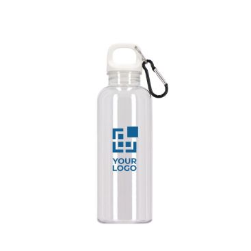 Botella de plástico en vivos colores transparentes 500ml