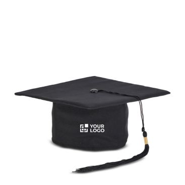Clásico gorro de graduación en color negro para personalizar