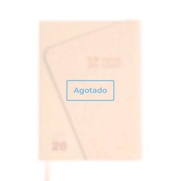 Agenda diaria en español y portugués con tapa de kraft y corcho A5 - agotado