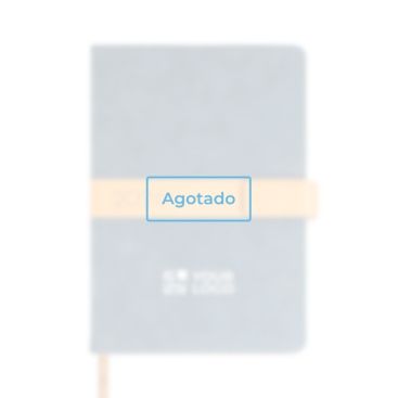 Agenda de vista diaria en español y portugués con tapa nubuck A5 - agotado