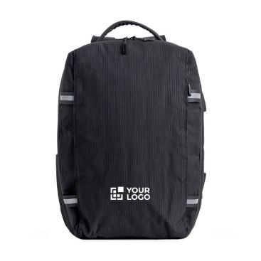 Mochila de bambú jacquard con cremalleras impermeables PC 15.6''