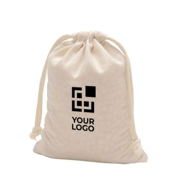 Bolsa de algodón con lazos y asas de transporte 110 g/m2