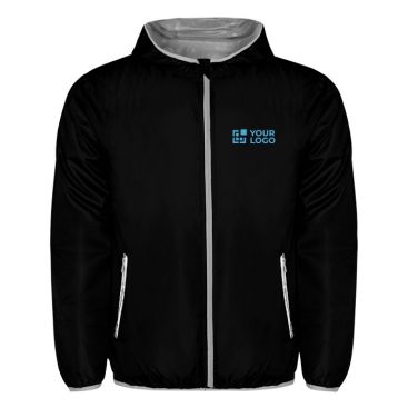 Cortavientos con capucha y bolsillo trasero plegable 60 g/m2 Roly Direct Angelo vista principal