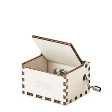 Caja de música Navidad personalizada de color madera - Agotado