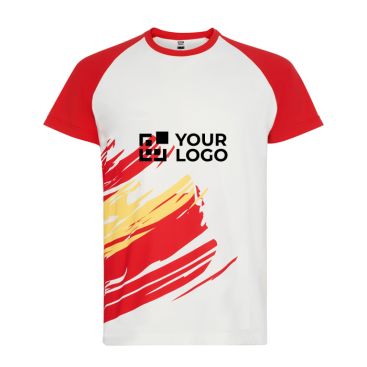 Camiseta selecciones manga corta tacto algodón 190 g/m2 Roly Direct Forza