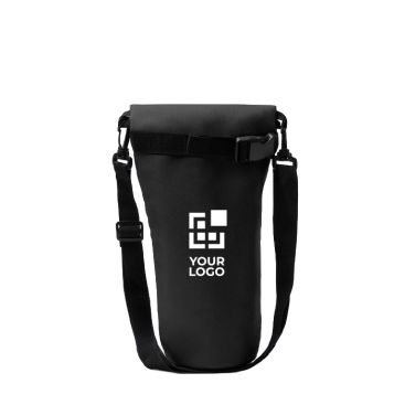 Nevera para botellas con bandolera y cierre cremallera 1L