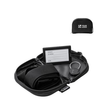 Set de viaje 3 en 1 con candado a contraseña y funda de cremallera
