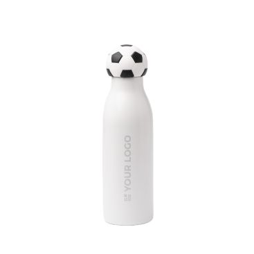 Botella térmica de acero inoxidable con tapón de balón deportivo 550ml