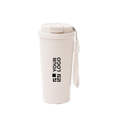 Vaso térmico de acero inoxidable con tapa antigoteo 500ml
