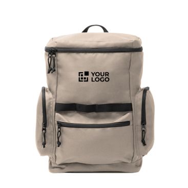 Mochila eco de viaje con apertura superior y bolsillo frontal 12''