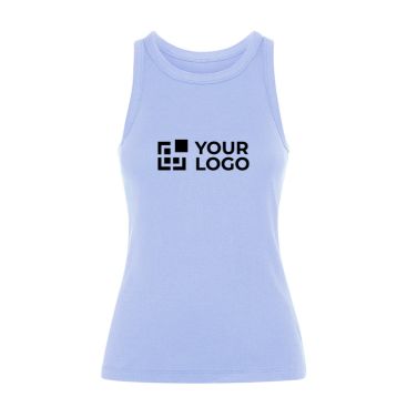 Camiseta sin mangas mujer en punto canalé 270 g/m2 Roly Direct Dribe