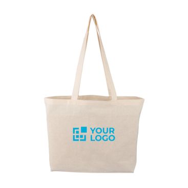 Bolsa de algodón con certificación OEKO-TEX y asas largas 140g