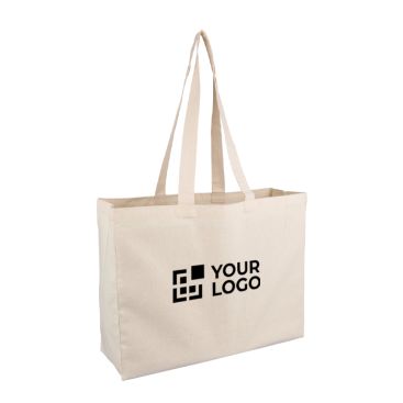 Bolsa de algodón con certificación OEKO-TEX y asas largas 180g/m²