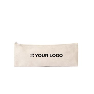 Estuche de algodón reciclado con banda elástica para libreta