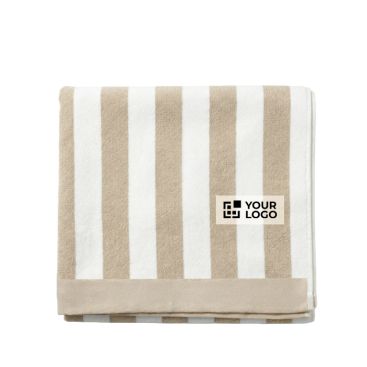 Toalla ideal para la playa de algodón absorbente de 420g/m² y 80x160cm