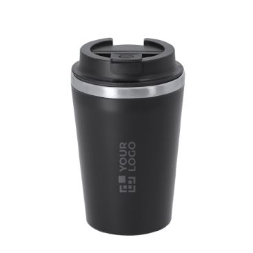 Vaso térmico para llevar de acero inoxidable con tapa hermética 350ml