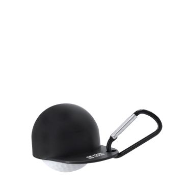 Llavero con mosquetón y diseño gorra de golf con pelota