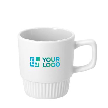 Taza de cerámica para sublimación con base biselada 300ml