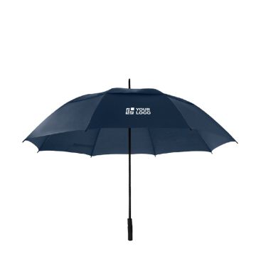 Paraguas de golf con funda a juego y varillas de fibra vidrio Ø130