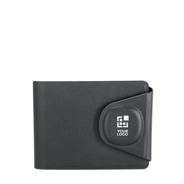 Tarjetero billetero de piel sintética con localizador inteligente