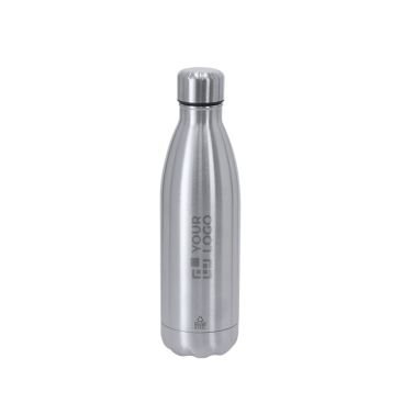 Botella térmica de acero inoxidable reciclado con tapón a juego 500ml