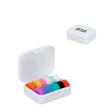 Identificador de copas con 12 marcadores de silicona en varios colores