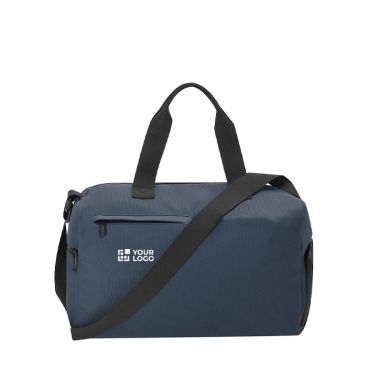 Bolsa de viaje de piel sintética con compartimento para calzado