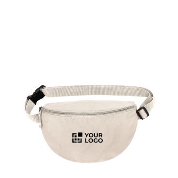 Riñonera de nylon con cinta ajustable de cierre con clip 135g/m²