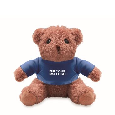 Osito de peluche con camiseta de colores personalizable
