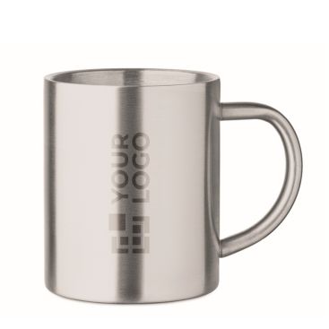 Taza de acero inoxidable reciclado doble pared 260ml