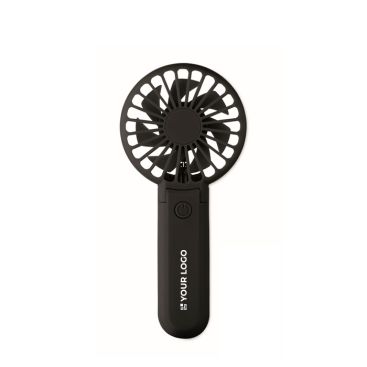 Ventilador portátil y plegable de plástico con 3 velocidades