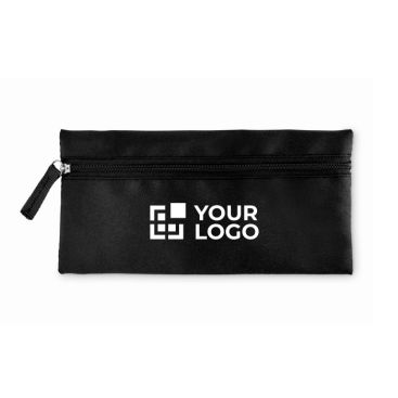 Estuche con cremallera de poliéster RPET 300D